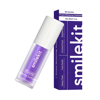 Teeth Whitening Ultra Purple Toothpaste Spicy Mint 30ml
